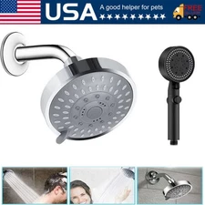 Shower Heads Handheld Spray High Pressure Adjustable Showerhead Top Spray Bath