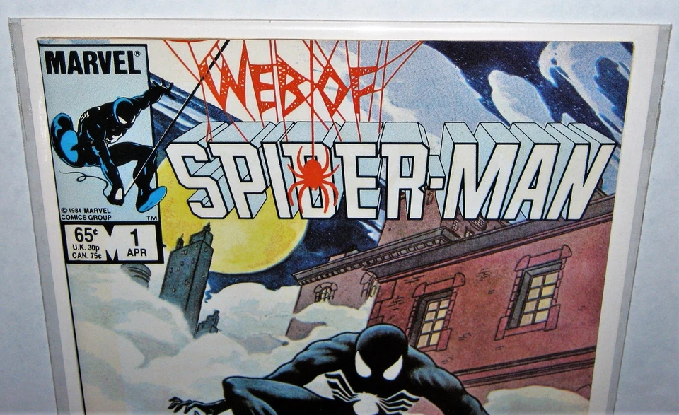 WEB OF SPIDER-MAN #1 🔑 KEY ISSUE Marvel Comics 1985 First Print Nice Condition - Image 3 of 4