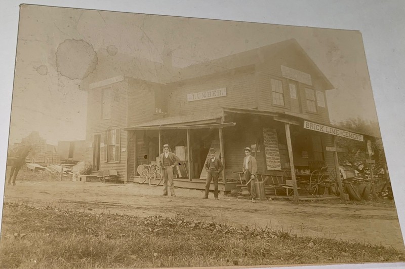 Rare Antique American Storefront Advertising Springfield, MA Cabinet Card Photo!