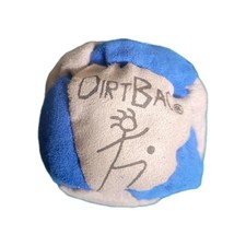 Dirtbag Classic World Footbag Hacky Sack Blue Grey 8 Panel Sand Filled NEW
