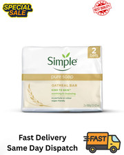 Simple Pure Soap Oatmeal Bar fragrance free suitable for eczema rosacea | UK