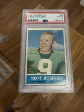 1964 Philadelphia #186 Sonny Jurgensen HOF Redskins PSA 4