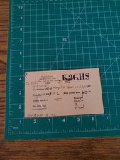 Vintage Ham Amateur Radio Card Postcard 1954 New York NY K2GHS