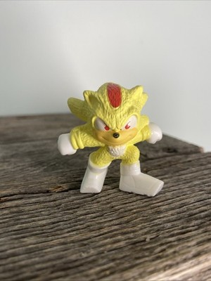 RARE McDonald's 2024 Happy Meal Super Shadow Sonic (Yellow, White Boots) 2'' Toy