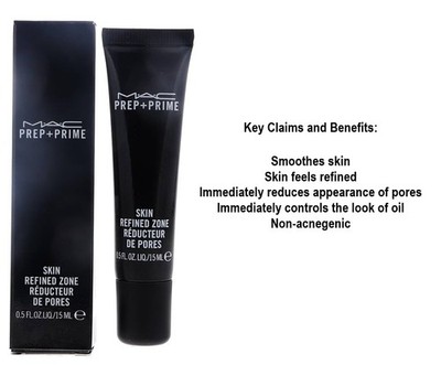 MAC Prep + Prime Skin Refined Zone Reduces Pores & Improve Appearance 0.50 OZ.