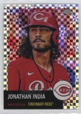 2022 Topps Chrome Platinum Anniversary X-Fractor Jonathan India #276 7m3