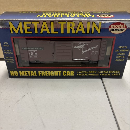 model power ho scale Freight Car 40’ Metal Box 2177 Cp / spans The World Nib | Zustand: New
