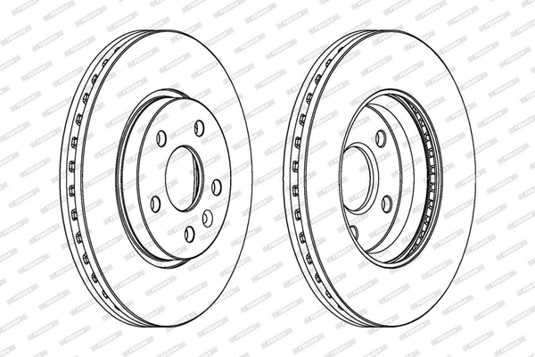 2X Bremsscheibe Vorderachse FüR Opel Chevrolet Astra J Caravan GTC Stufenheck-image