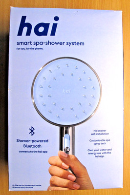 Hai Spa Shower Systems  1.8 GPM   Powered Bluetooth  COLOR -SURF Open Box  New