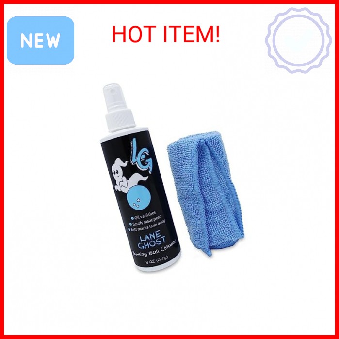 Bowling Ball Cleaner Spray - USBC Approved - Oil, Scuff, and Belt Mark Cleaner -