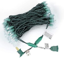 100 Counts Cool White LED Christmas Lights   50ft 5mm White Christmas Lights ...