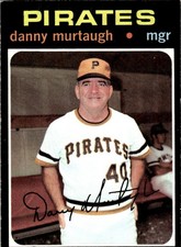 1971 Topps Danny Murtaugh Pittsburgh Pirates #437