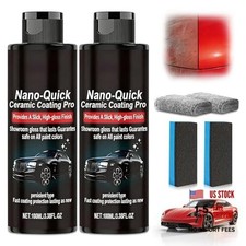 2 PCS Quick Effect Coating Agent, Nano-Quick Ceramic Coating Pro, 3.5 fl.oz