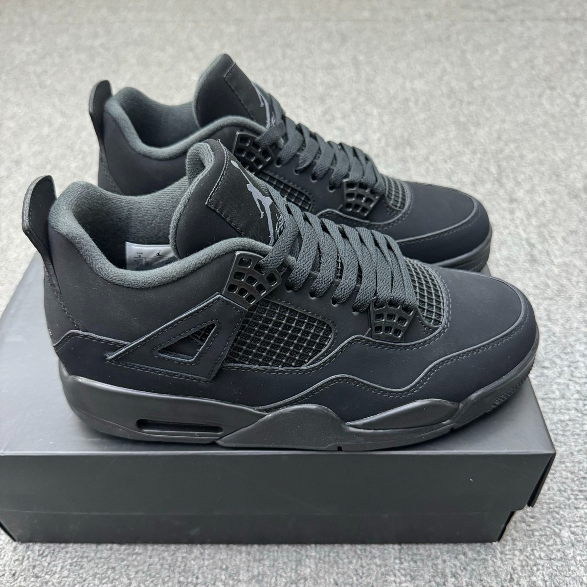 Size 10 - Jordan 4 Retro Mid Black Cat for sale online | eBay