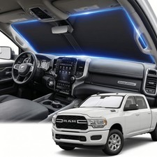 Windshield Sun Shade for Dodge RAM 2500 3500 Truck Accessories 2010-2025 2026...