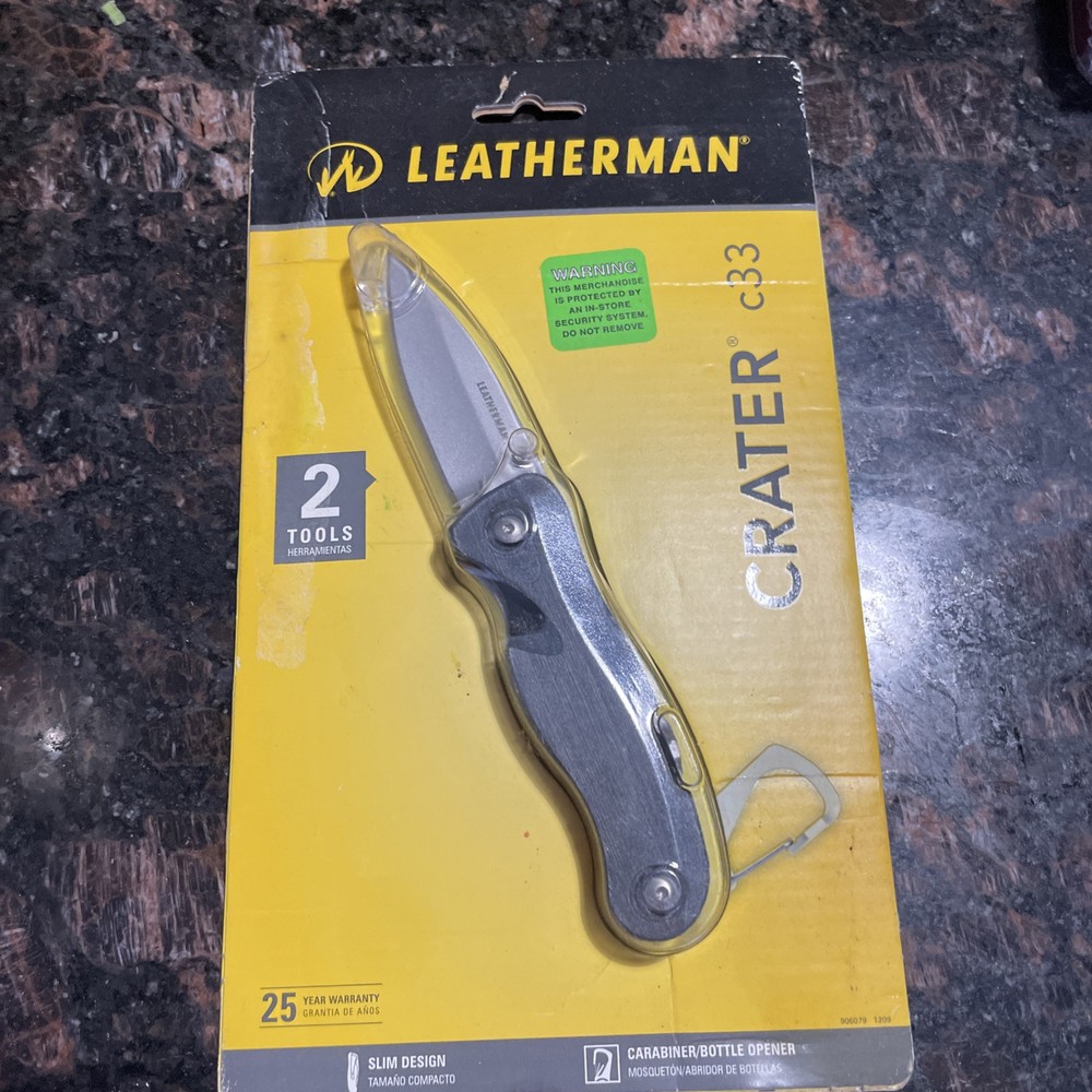 Leatherman Crater C33 Compact Folding Pocket Knife