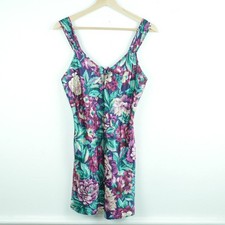 Vintage Satin Slipdress Moody Floral Bow Coquette Fairy Grunge Babydoll 90s S