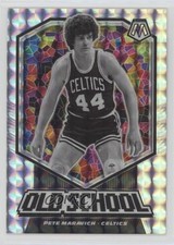 2019-20 Panini Mosaic Old School Silver Mosaic Prizm Pete Maravich #17 HOF 0u7