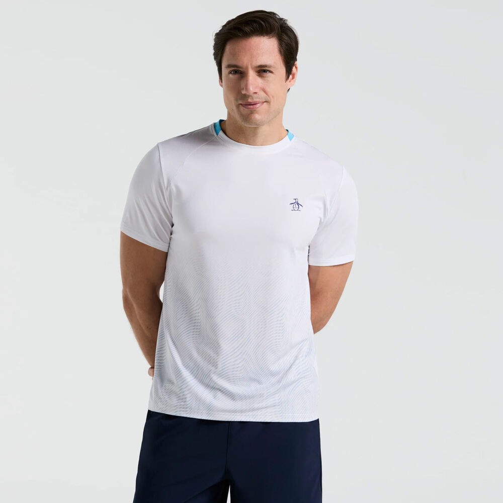 Оригинальная футболка Penguin Herren Ss Performance Ombre Tee wei 11790₽