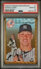 PSA 10 Gem Mint Aaron Judge /50 Topps Chrome Platinum Gold Wave Refractor SSP
