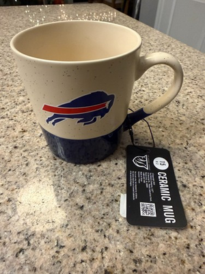 #ad #ad BUFFALO BILLS NFL 12 oz. CERAMIC COFFEE CUP NEW $16.00