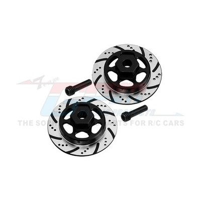 GPM-RBX010-BK Aluminum Hex With Brake Disk (Silver Inlay Version) für AXIAL 1/10