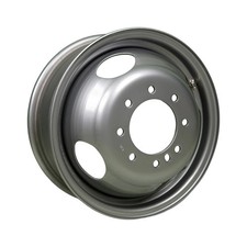 16 X 6 8 Lug On 6.5 Silver Mod Steel Dual Trailer Wheel Rim