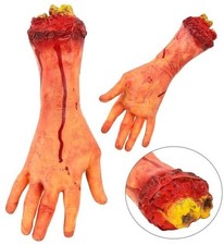 Halloween Cut Off Adult Severed Hand Prop Scary Fancy Dress Decoration