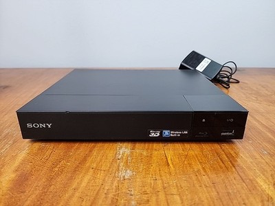 Sony BDP-S5500 3D Blu-ray Disc DVD Player Wi-Fi Streaming *No Remote* Tested