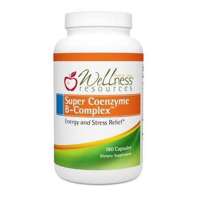Wellness Resources Super Coenzyme B Complex - 180 Capsules - Vitamin B12, Vit...