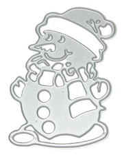 WINTER SNOWMAN Metal Cutting Die Cut Stencil Embossing Card Making