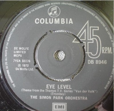 The Simon Park Orchestra - Eye Level (7'', Single)