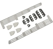 Mr. Gasket 6018 Universal Spark Plug Wire Divider Bracket Set - Brushed Aluminum