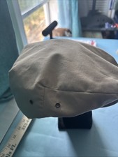 Dorfman Pacific Company Scala Men’s Newsboy Khaki Cap Size Large Cotton Cabbie
