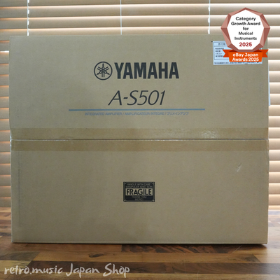YAMAHA Pre Main Amp Amplifier A-S501(S) Silver Brand New Ship from