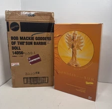 1995 Mattel Goddess of the Sun Bob Mackie Barbie Doll #14056 NRFB w Print & Box