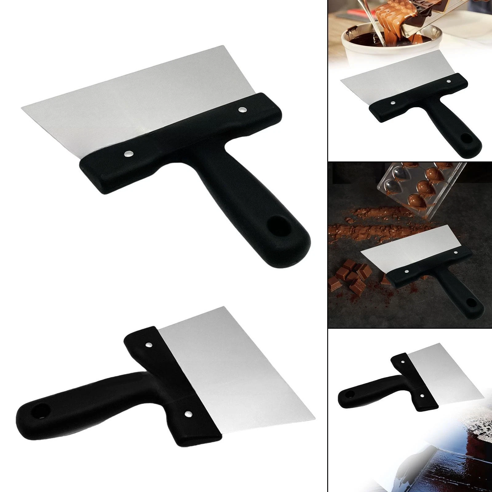 Chocolate Sliding Cutter Pizza Server Sturdy Portable Cream Spreader Flour
Opens in a new window or