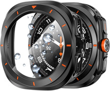 Waterproof Case for Samsung Galaxy Watch Ultra Screen Protector 2025 47Mm with T