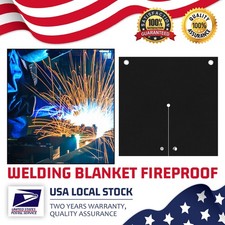 2Pcs Welding Blanket Fireproof Heat Resistant Flame Retardant Fabric Carbon Felt