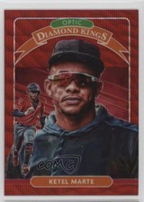 2020 Panini Donruss Optic Diamond Kings Retail Red Wave Prizm Ketel Marte y5m