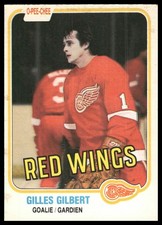 1981-82 O-Pee-Chee #88 Gilles Gilbert Detroit Red Wings