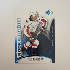 Upper Deck 2025-26 SP Hockey Rookie Authentics Blue #117 Ryan Leonard Capitals