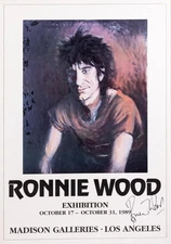 Ronnie Wood, Rolling Stones, Autographed Poster