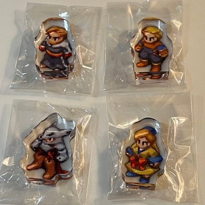 Final Fantasy Tactics Mini Acrylic Block Set of 4 Argus, Dragon Knight,