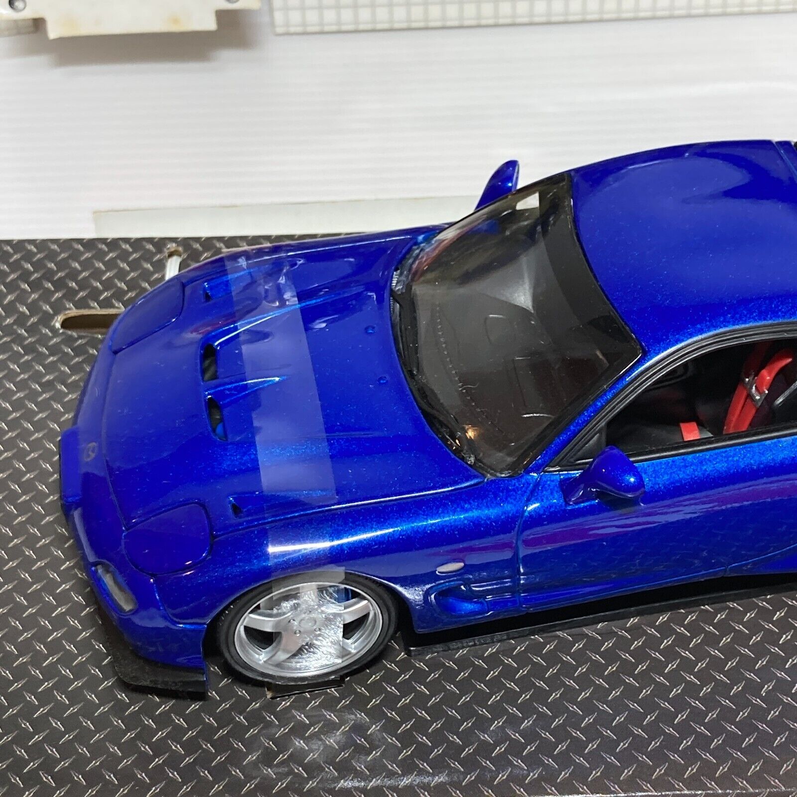 Hot Works 1/24 Mazda RX-7 FD3S 2001 R-Spec Ver. Blue Speed AUTO