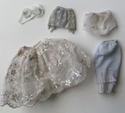 Vintage 1960s Original Mattel Barbie Doll Intimate Apparel Lingerie Slip Bra,