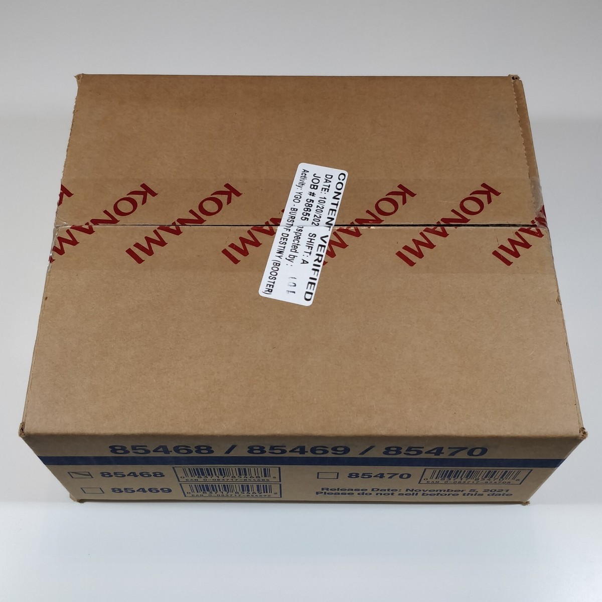 Yugioh Burst of Destiny 1st Edition (12) Booster Box Case BODE New