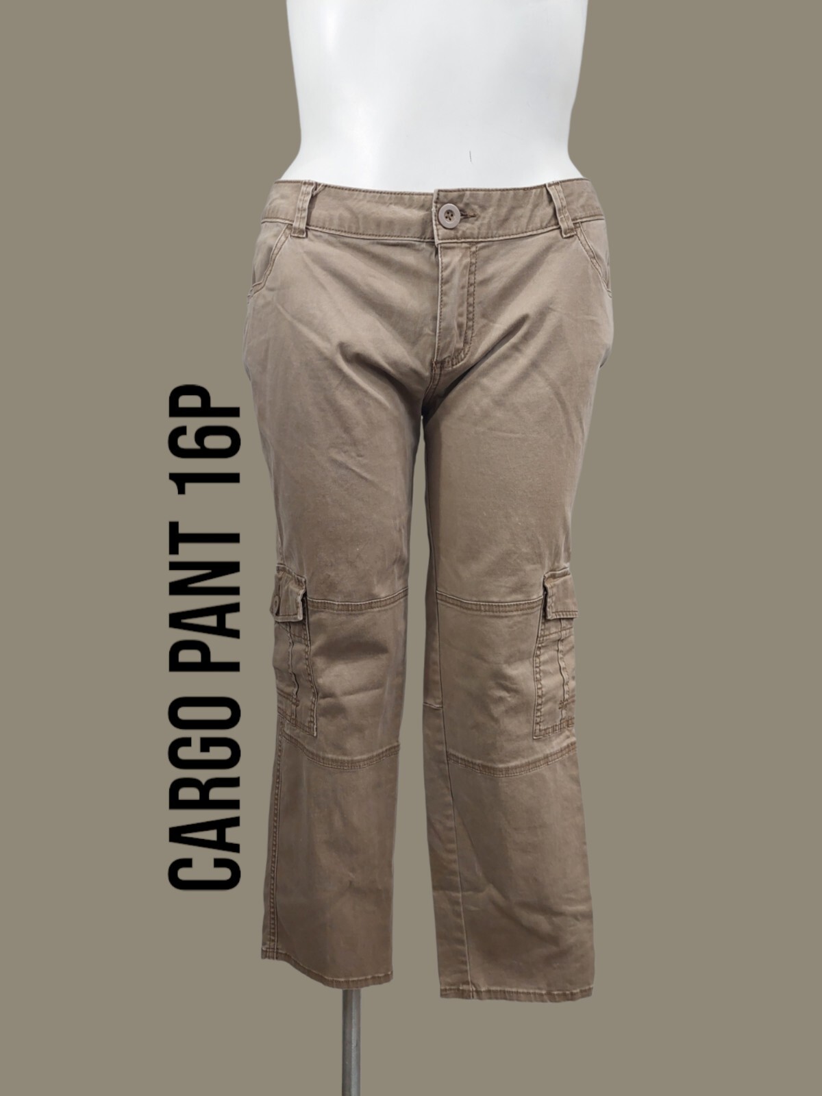 A.N.A. A New Approach Womens low rise skinny ankle cargo pants Sz 16 Petite  | eBay