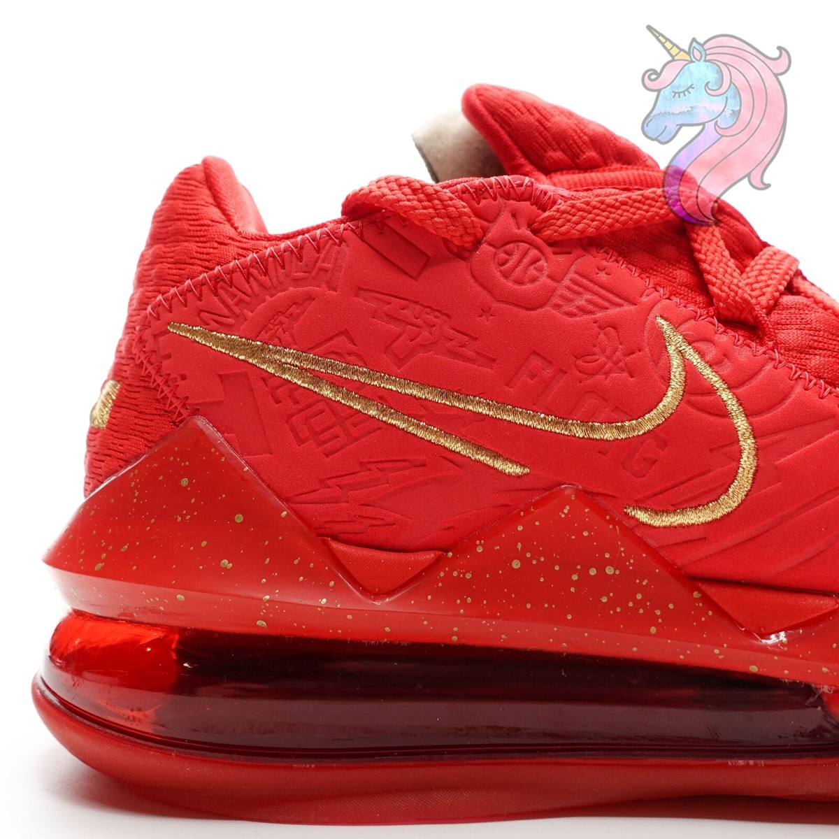 NIKE - レブロンXVII Nike LeBron 17 Infrared XVII - black university red Men's