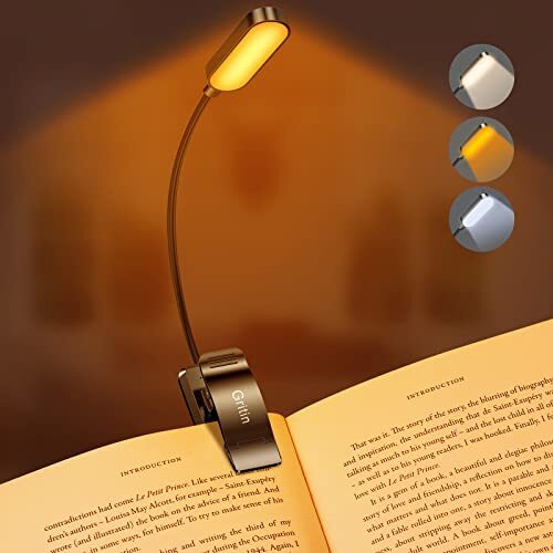 Gritin Reading Light For Books And Advice On Lights For (Gritin 16